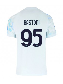 Billige Inter Milan Alessandro Bastoni #95 Bortedrakt 2025-26 Kortermet